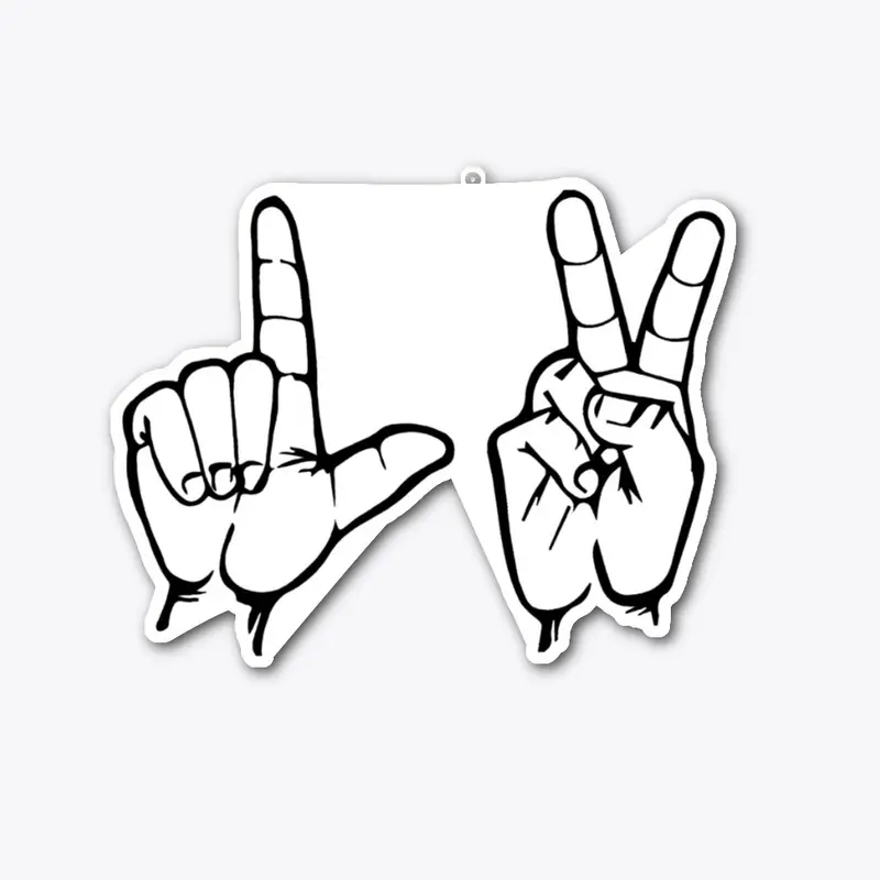 LV Hands Sticker